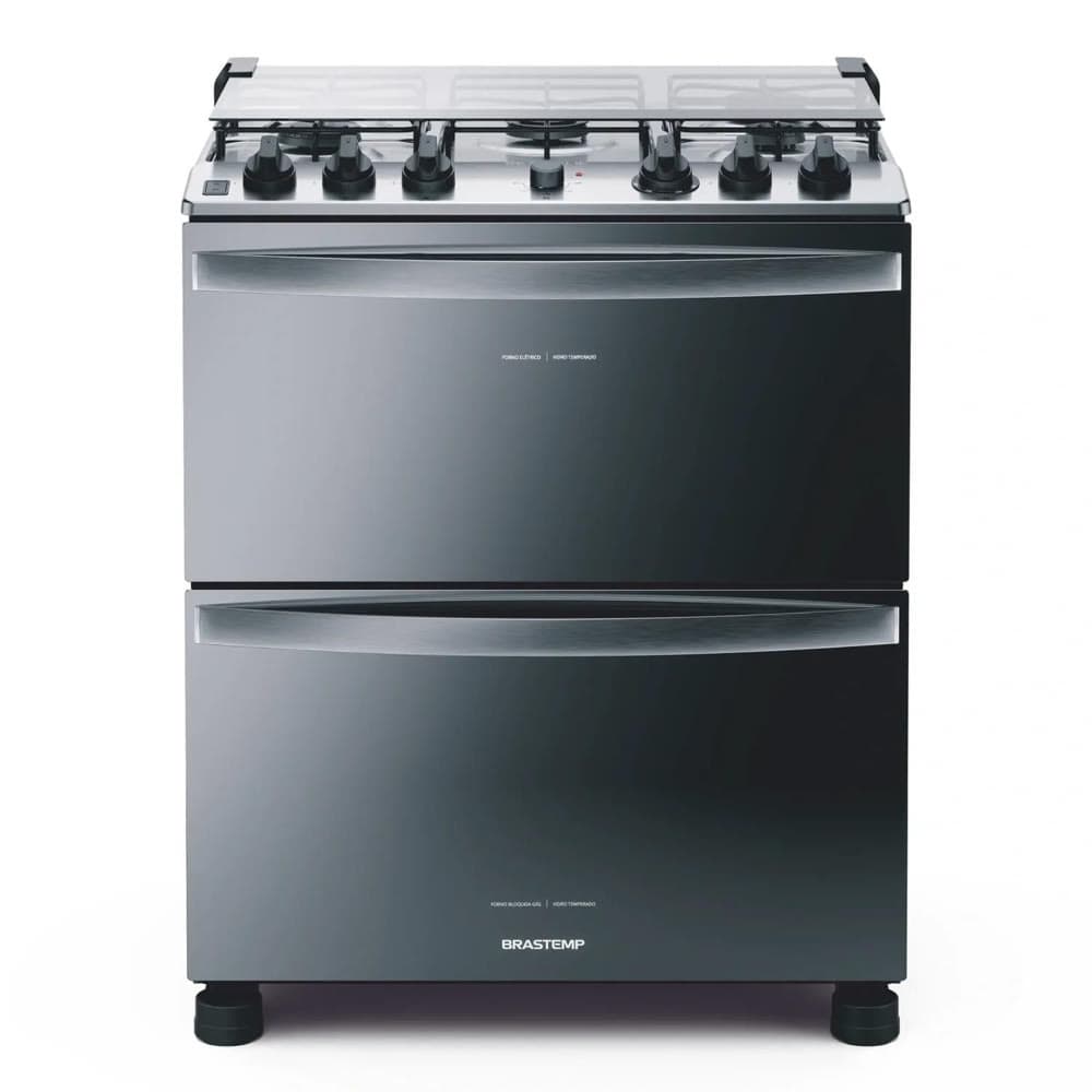 Fogão Brastemp 5 Bocas Duplo Forno